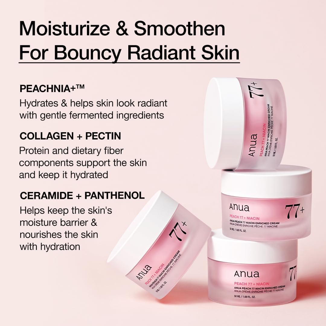 Anua Peach 77% Niacin Enriched Cream 50 ml - Image 5