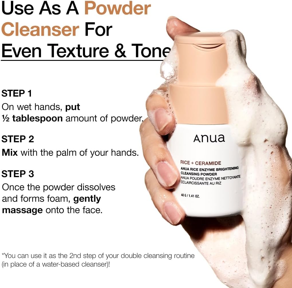 ANUA Rice Enzyme Brightening Cleansing Powder - Image 5