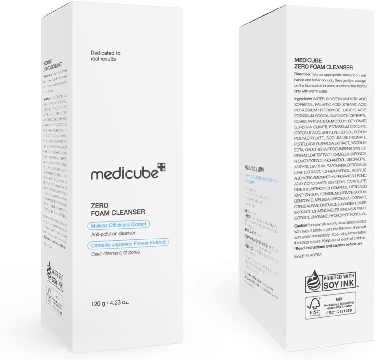 Medicube Zero Foam Cleanser 120g — Original & Meilleur Prix