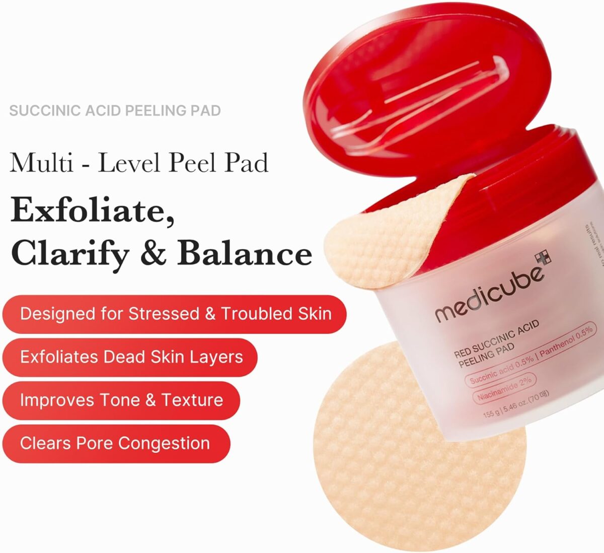 Medicube Succinic Acid Panthenol Pads