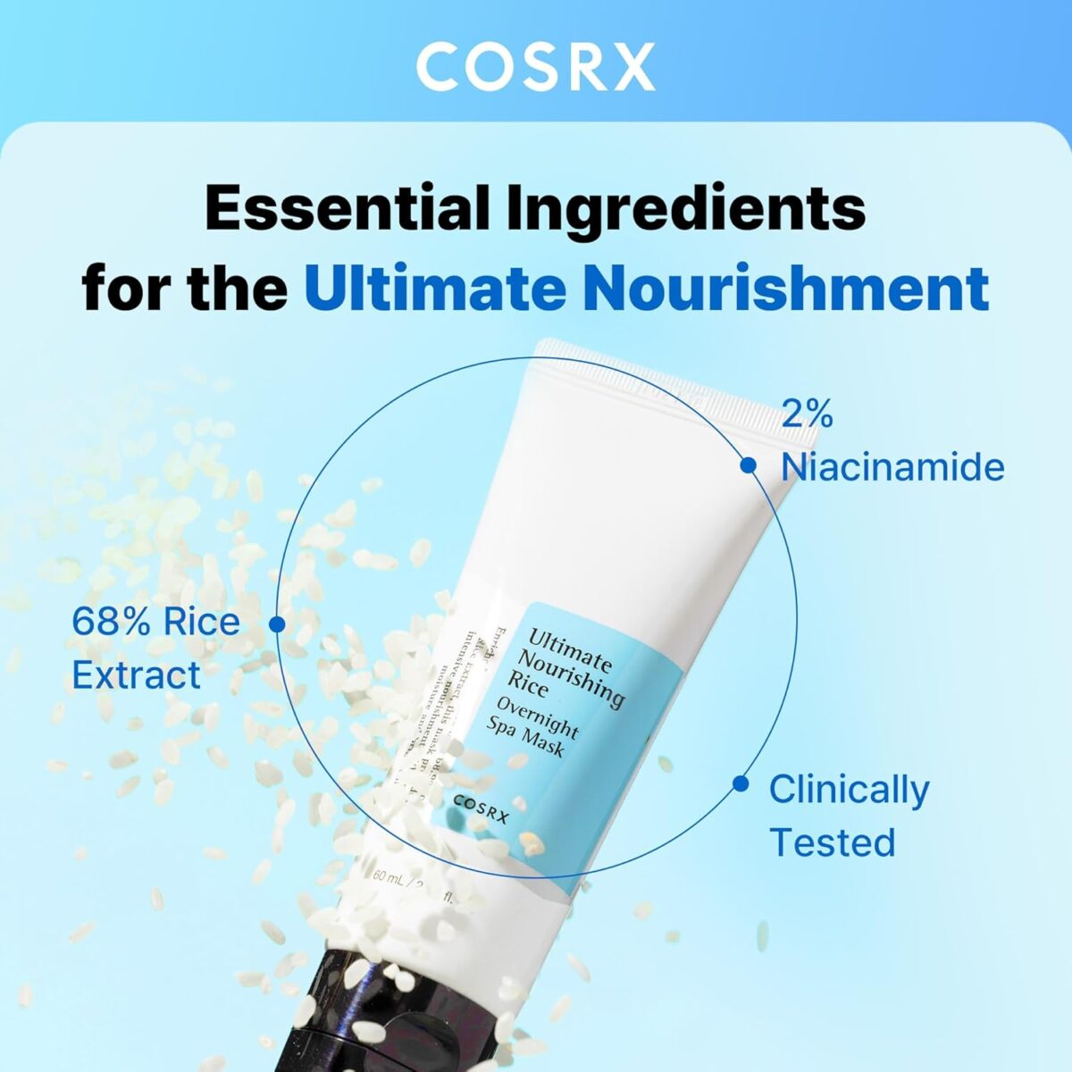 Cosrx Rice Overnight Spa Mask — Original & Meilleur Prix