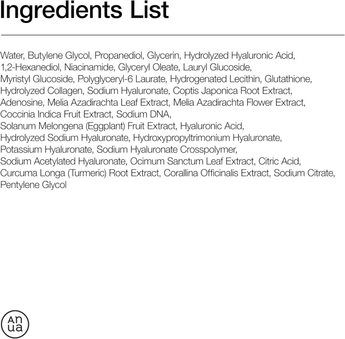 ANUA 100+ PDRN Hyaluronic Acid Capsule Serum