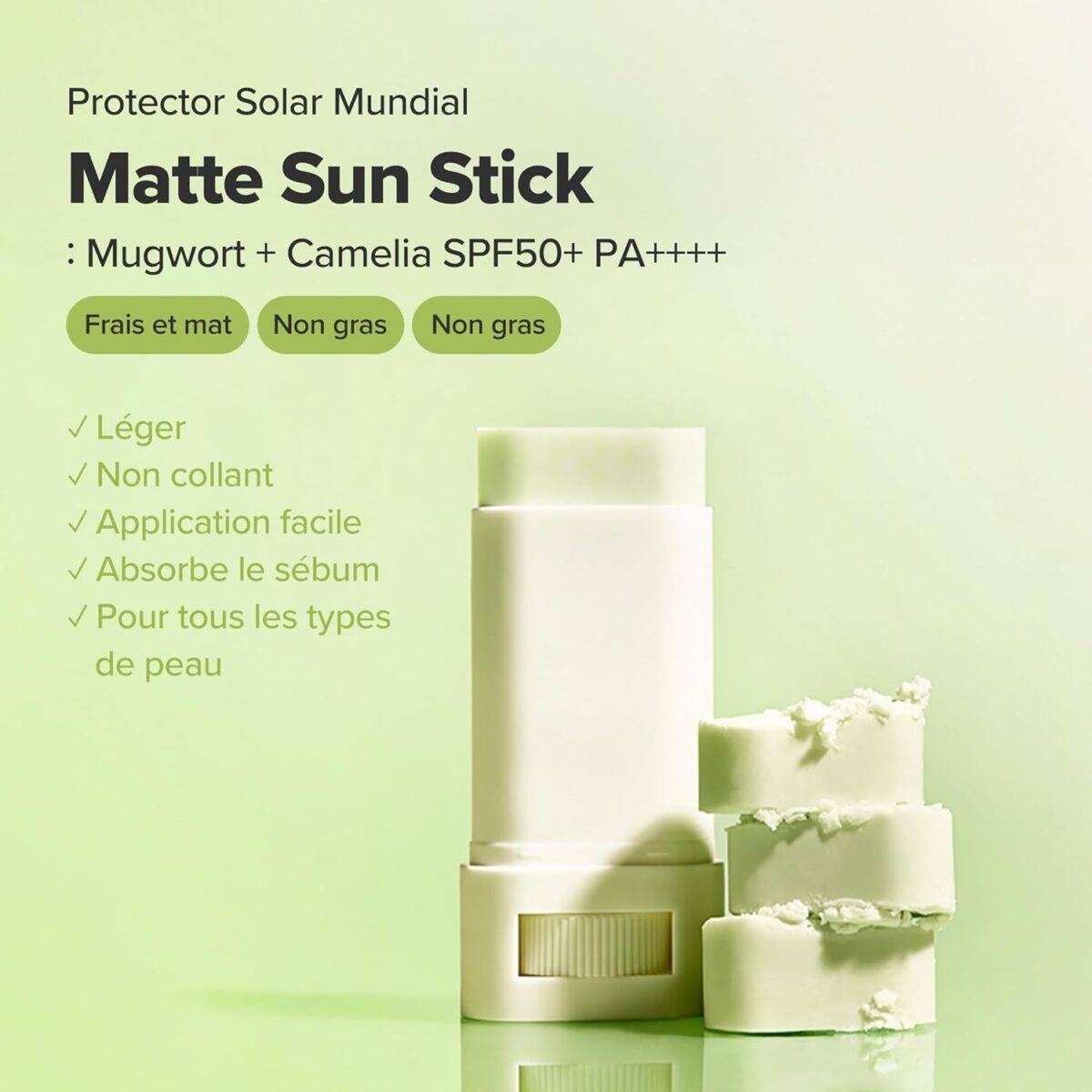 BEAUTY OF JOSEON Matte Sun Stick : Mugwort + Camelia