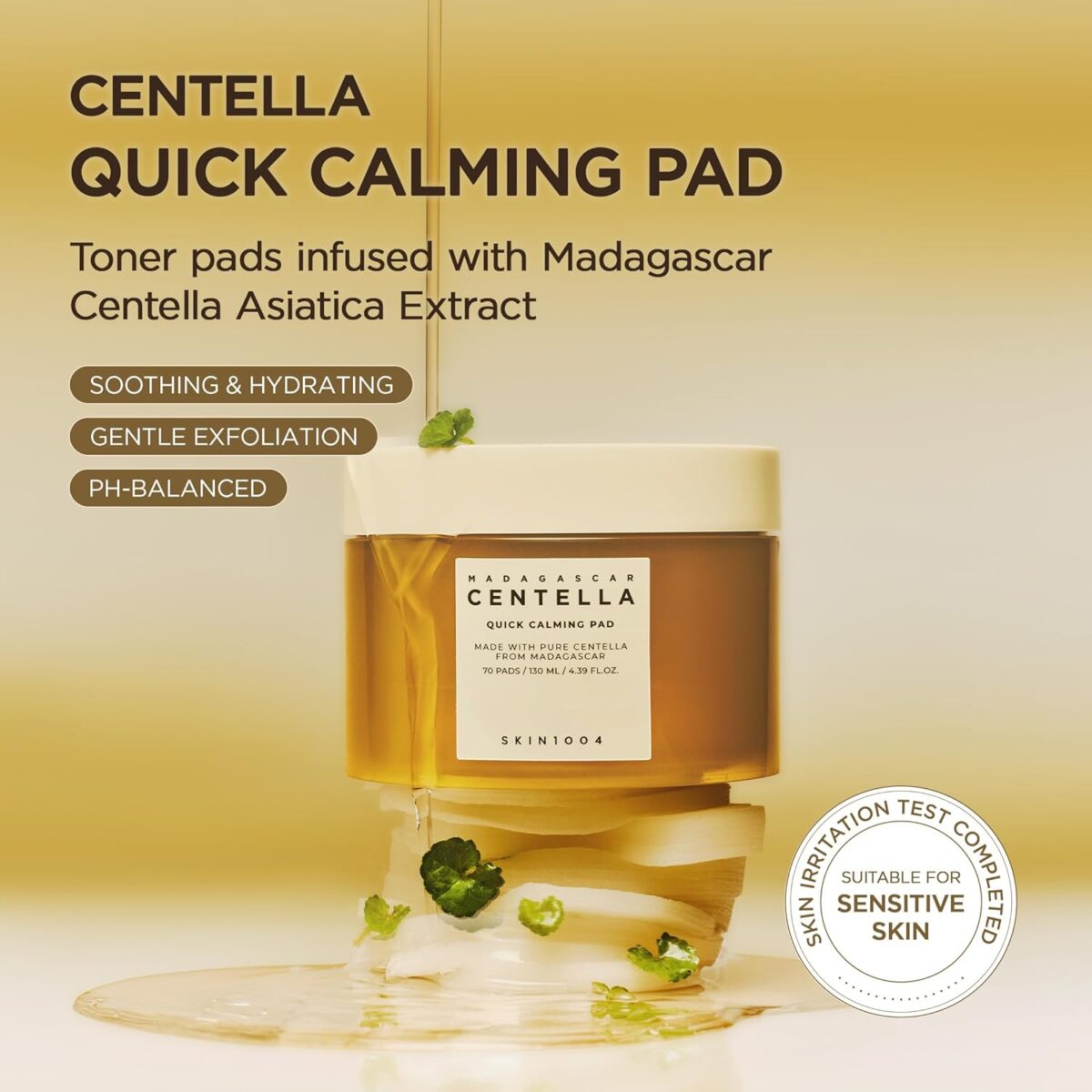 71WEV4sI27L._AC_SL1500_ SKIN1004 Madagascar Centella Quick Calming Pad 70 Pads (130ml)