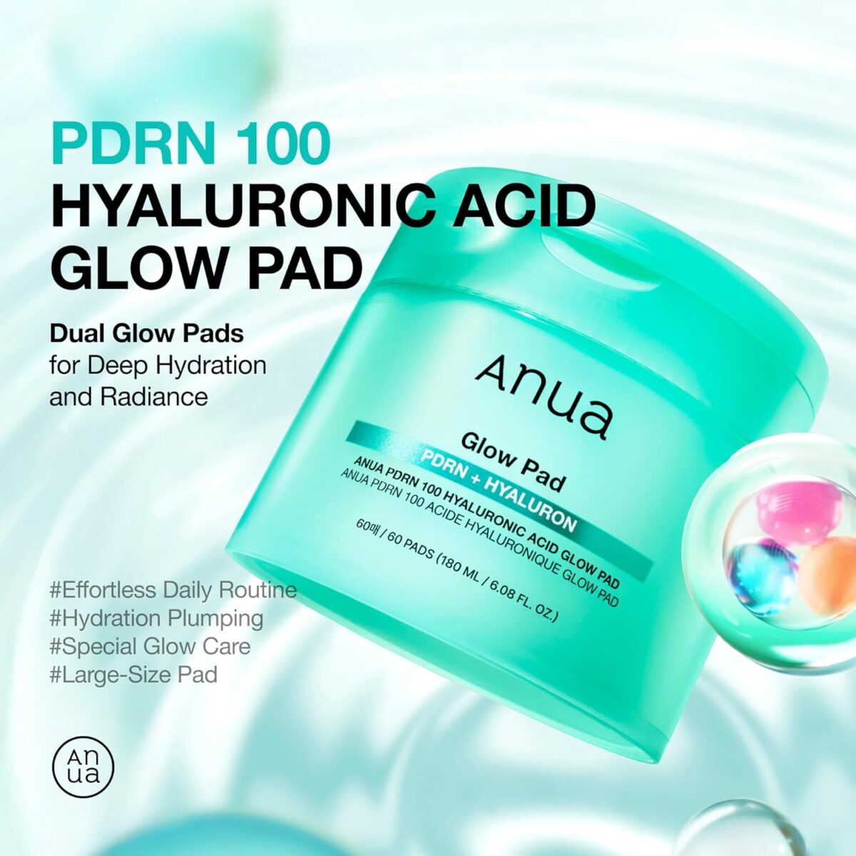 71Y6jTYquaL._AC_SL1500_ ANUA PDRN 100 Hyaluronic Acid Glow Pad