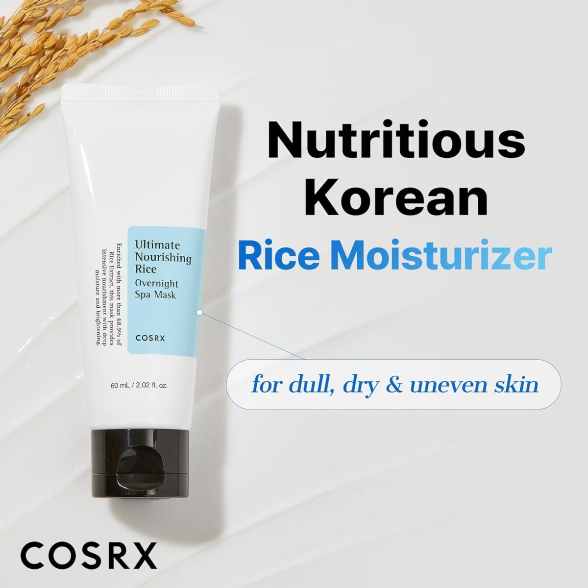 Cosrx Rice Overnight Spa Mask — Original & Meilleur Prix