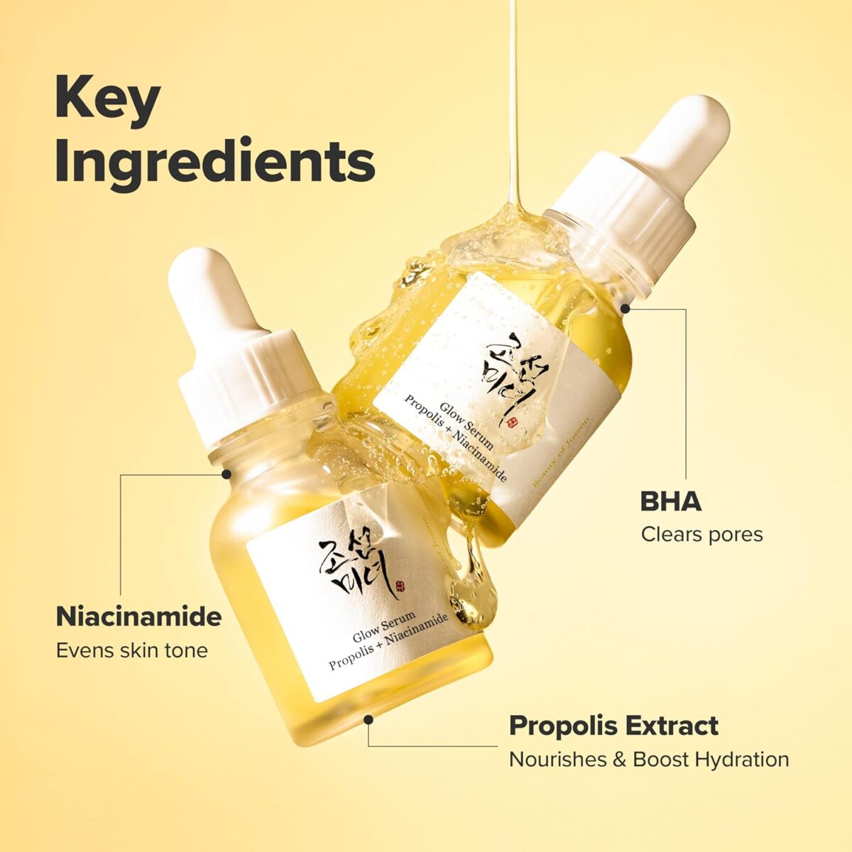 BEAUTY OF JOSEON – Glow Serum: Propolis + Niacinamide 30mL