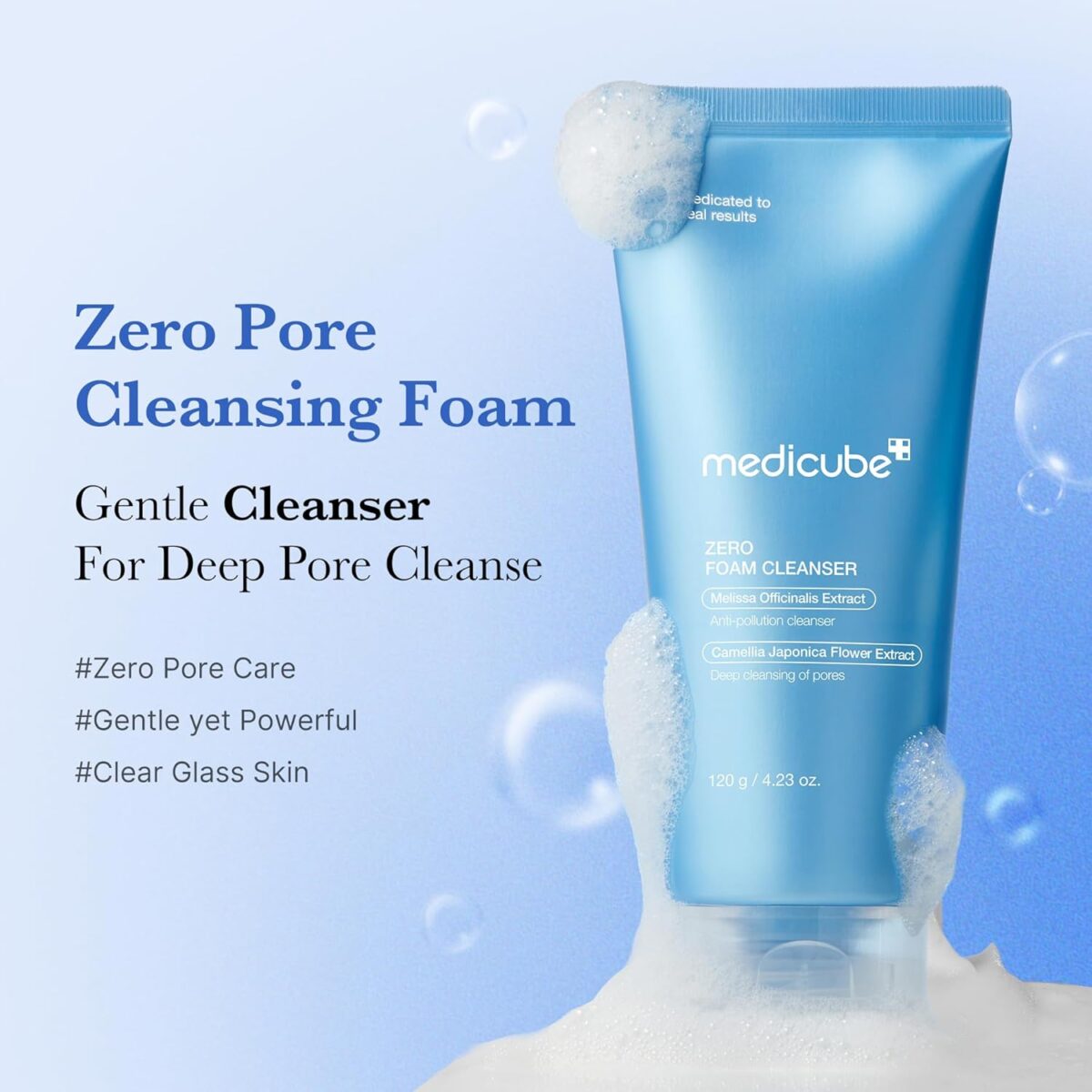 Medicube Zero Foam Cleanser 120g — Original & Meilleur Prix