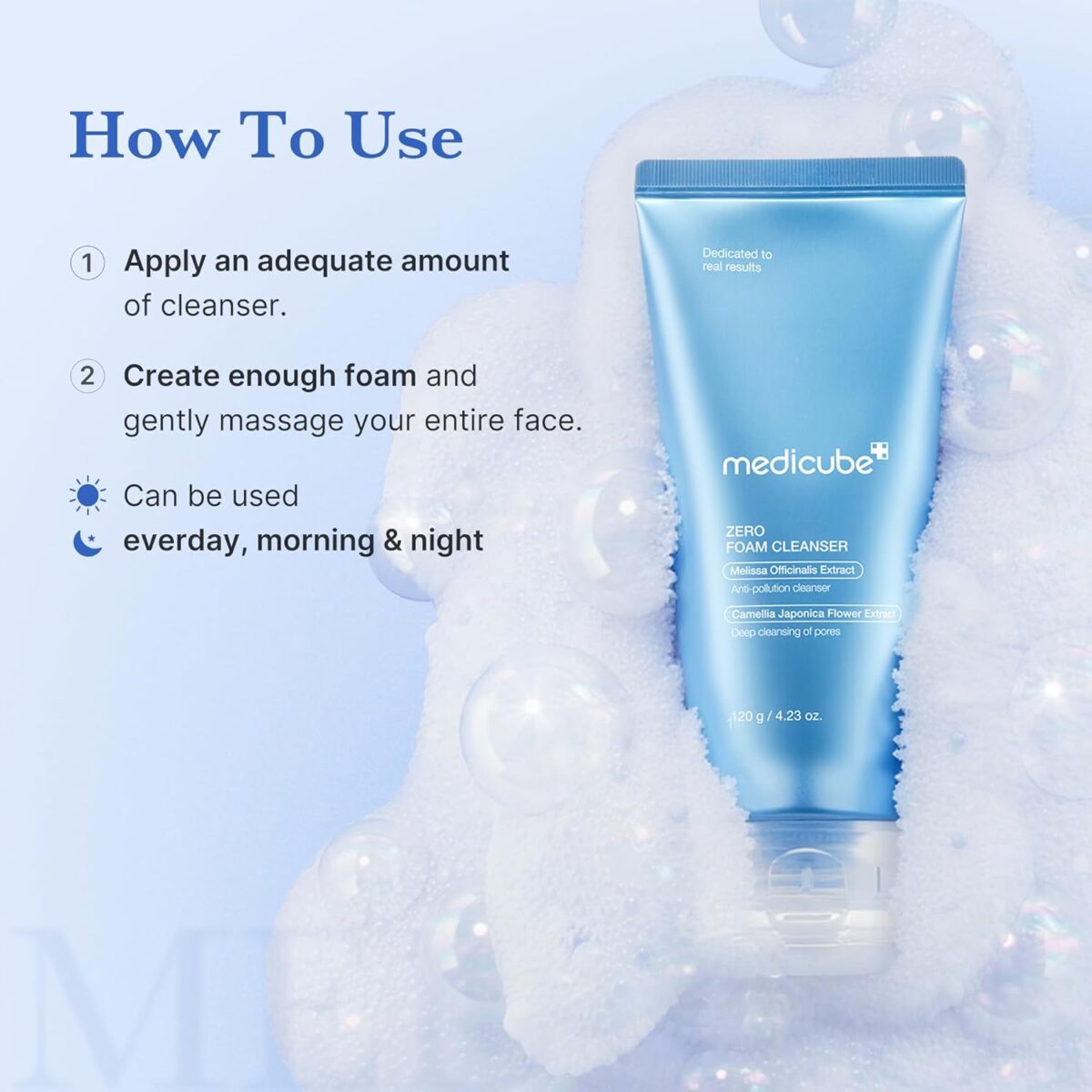 Medicube Zero Foam Cleanser 120g — Original & Meilleur Prix