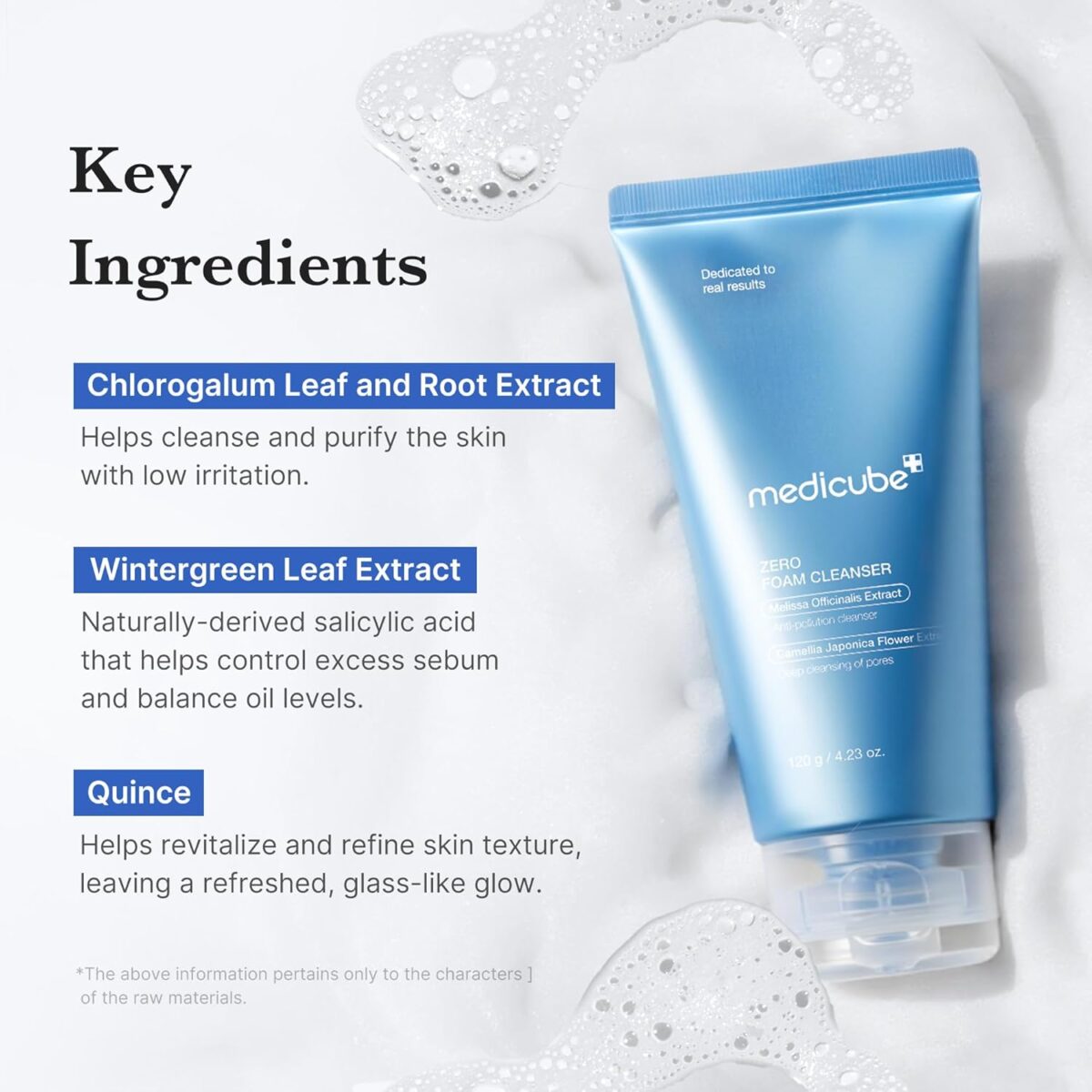 Medicube Zero Foam Cleanser 120g — Original & Meilleur Prix