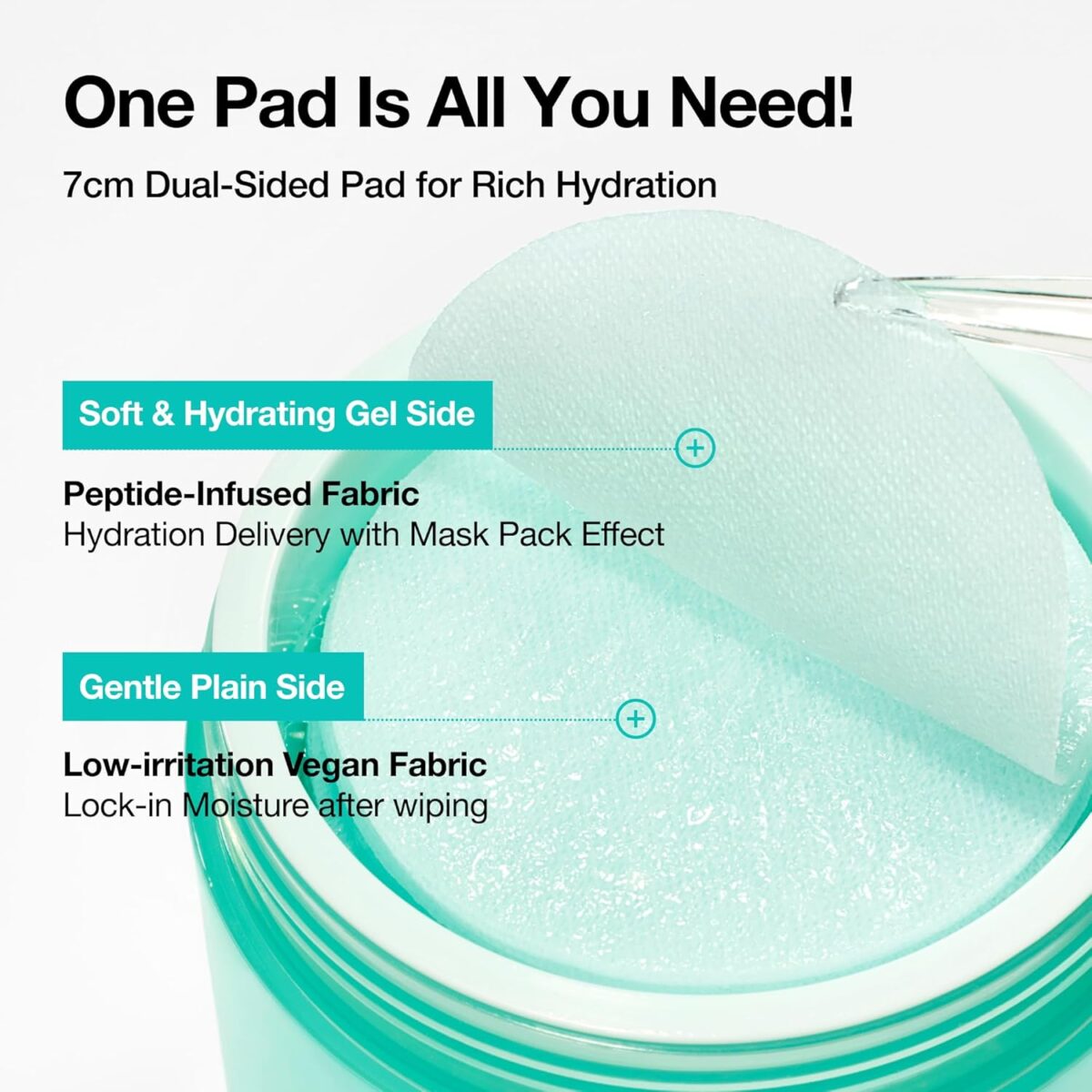 81GUMW8md8L._AC_SL1500_ ANUA PDRN 100 Hyaluronic Acid Glow Pad