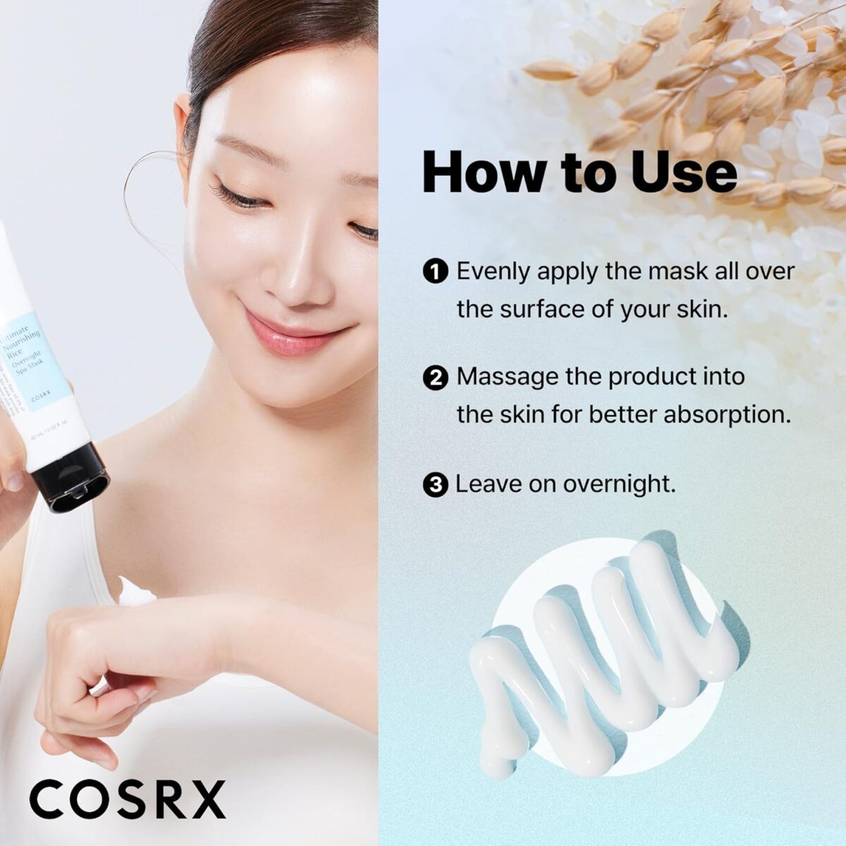 Cosrx Rice Overnight Spa Mask — Original & Meilleur Prix