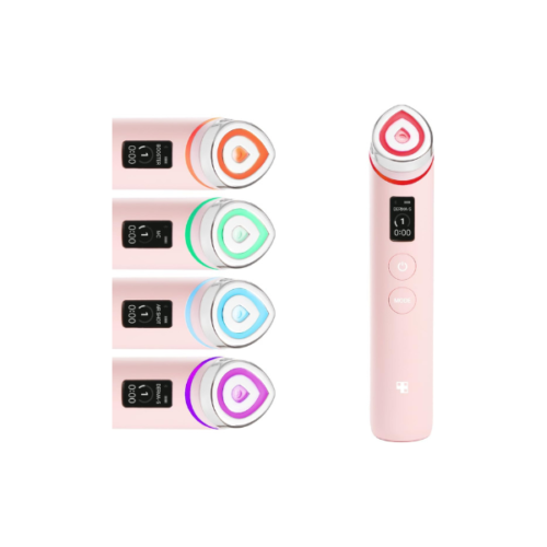 Medicube Age-R Booster Pro Pink | Dispositif de recuit en verre véritable 6 en 1 | Peau de verre avec absorption améliorée, brillance, élasticité, soin des pores | Appareil de soins de la peau LED |