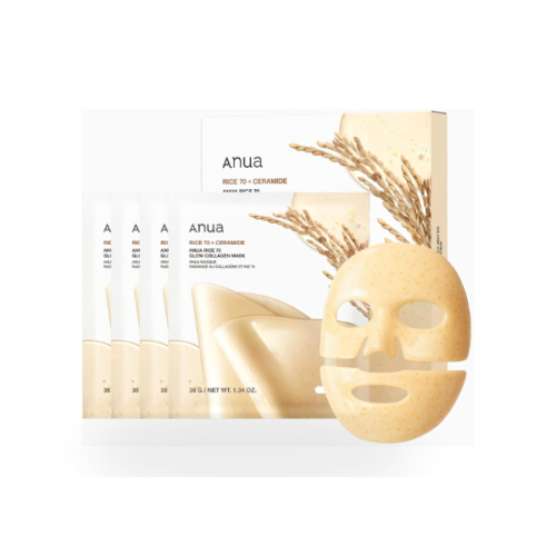 Untitled design (9) Anua Rice 70 Ceramide Mask (4pcs) 38G -Original Algérie