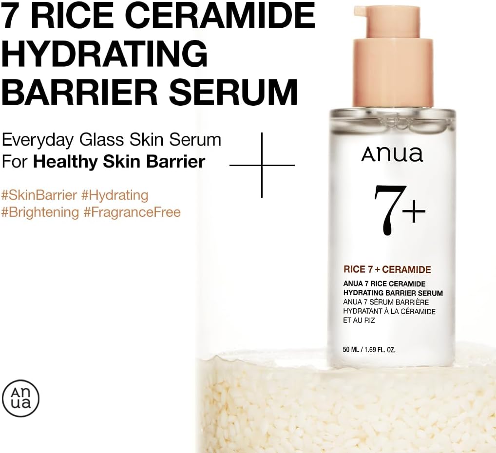 Anua 7 Rice Ceramide Hydrating Barrier Serum 50ml - Image 6