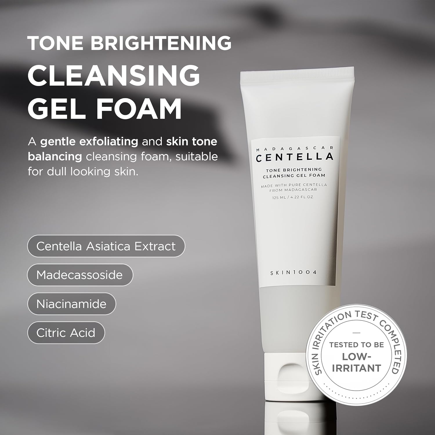 SKIN1004 Madagascar Centella Tone Brightening Cleansing Gel Foam 125 ml - Image 3