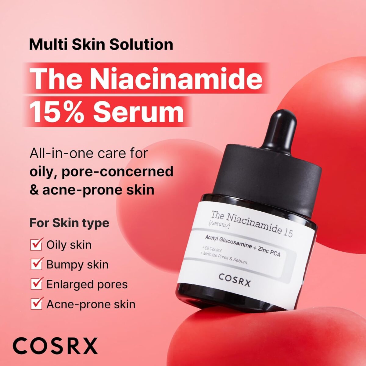 Cosrx The Niacinamide 15 Serum — Original Algérie