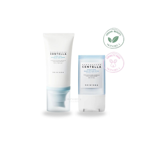 Pack SKIN1004 Hyalu-Cica Sun Pack - Sun Serum + Sun Stick (SPF 50+)